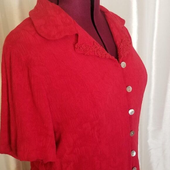 Studio 1940 Vintage 90's Dress 2PC Set (Size 18/20 - Picture 9 of 10